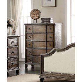 ACME Baudouin Chest in Weathered Oak 26116