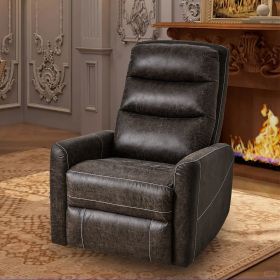 Swivel Glider Rocker Recliner Chair for Nursery,Manual Swivel Rocking Recliner,Mordern Home Theater Seating Soft Reclining Chairs for Living Room