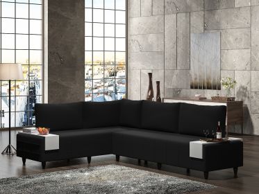 Inferno Sectional, Black