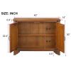 40" Console Table with Storage Shelf, Retro Entryway Table with Adjustable Storage Shelf, Sofa Couch Table for Hallway, Entry Way, Living Room, Foyer,