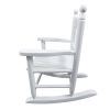 Children's rocking white chair- Indoor or Outdoor -Suitable for kids-Durable