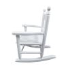 Children's rocking white chair- Indoor or Outdoor -Suitable for kids-Durable