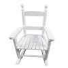 Children's rocking white chair- Indoor or Outdoor -Suitable for kids-Durable