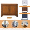 40" Console Table with Storage Shelf, Retro Entryway Table with Adjustable Storage Shelf, Sofa Couch Table for Hallway, Entry Way, Living Room, Foyer,