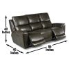 Laurel - 3 Piece Power Reclining Living Room Set - Gray