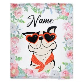 Personalized Name Flannel Milestone Blanket (Option: 15style-100X120cm)