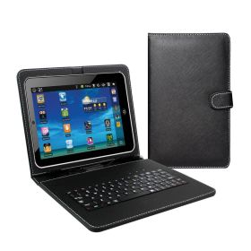 Supersonic 7" Tablet Keyboard and Case (Color: Black)