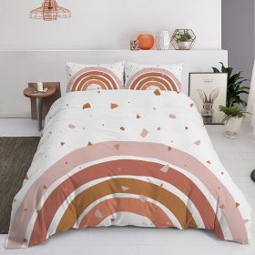 Fashion Pastel Bedding Three-piece Set (Option: XQ 1-200x200cm)