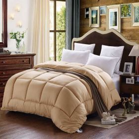 Hotel Thickened Down Quilt (Option: Camel-220x240cm 3500g)